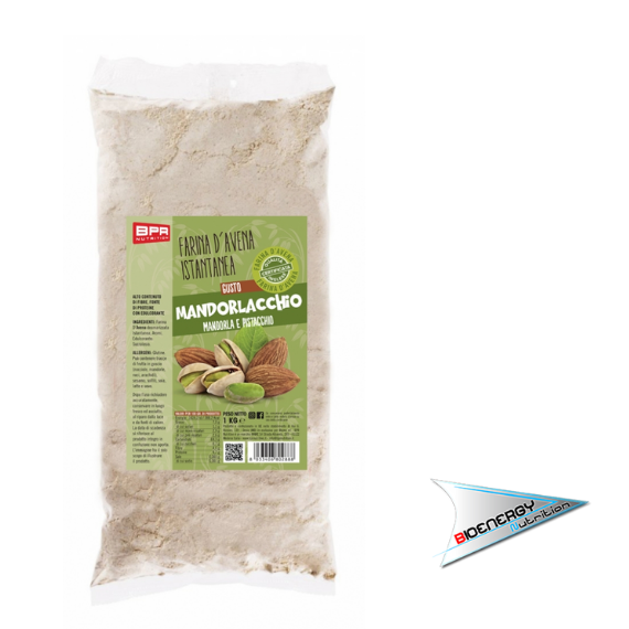 Bpr Nutrition-FARINA D'AVENA ISTANTANEA AROMATIZZATA (Conf. 1 Kg)   Mandorlacchio  